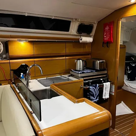 Sleep Aboard A Modern Sailboat In Oeiras