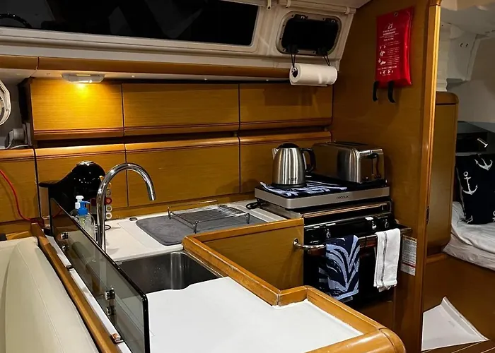 Sleep Aboard A Modern Sailboat In Oeiras